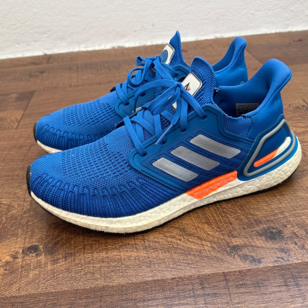 Adidas NASA x UltraBoost 20 Men's Size 9.5 'Football Blue' Running Shoes FX7978